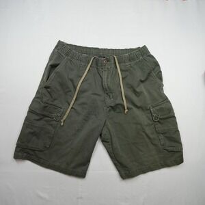 Vintage Ocean Pacific OP‎ Shorts Men's XL 34 to 38x10 Green Chino Cargo Utility